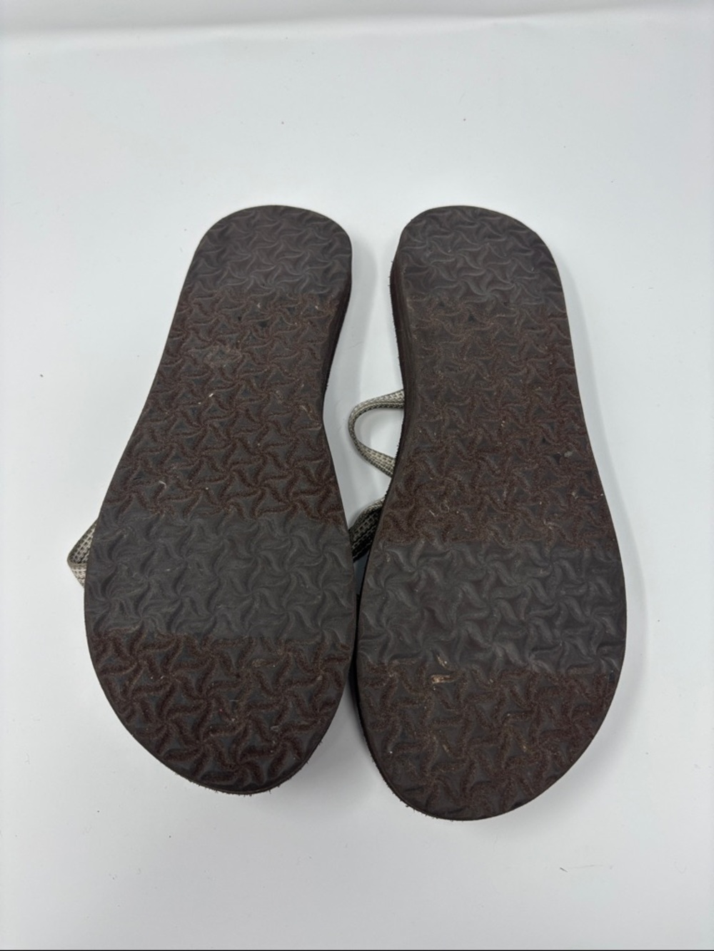 Teva Dark Brown Sandals with Light Beige Straps 9 - Picture 2 of 4